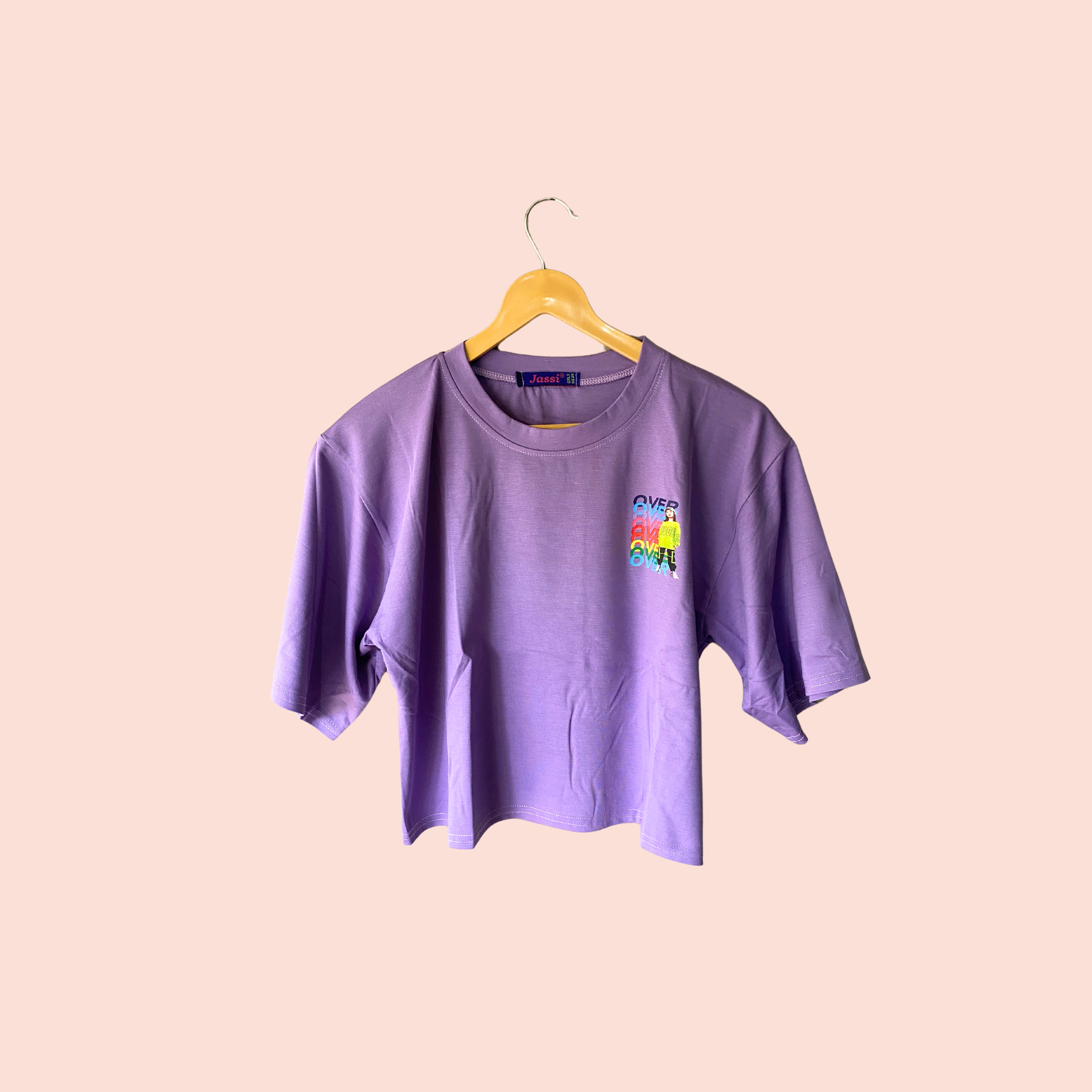 T-shirt for women’s , girls ( PURPLE )