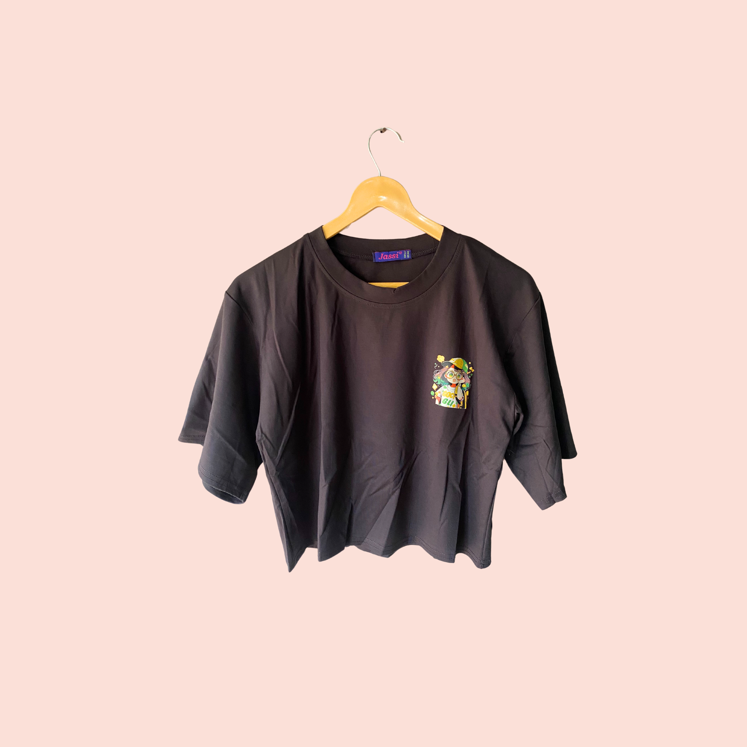 T-shirt for women’s , girls ( black )