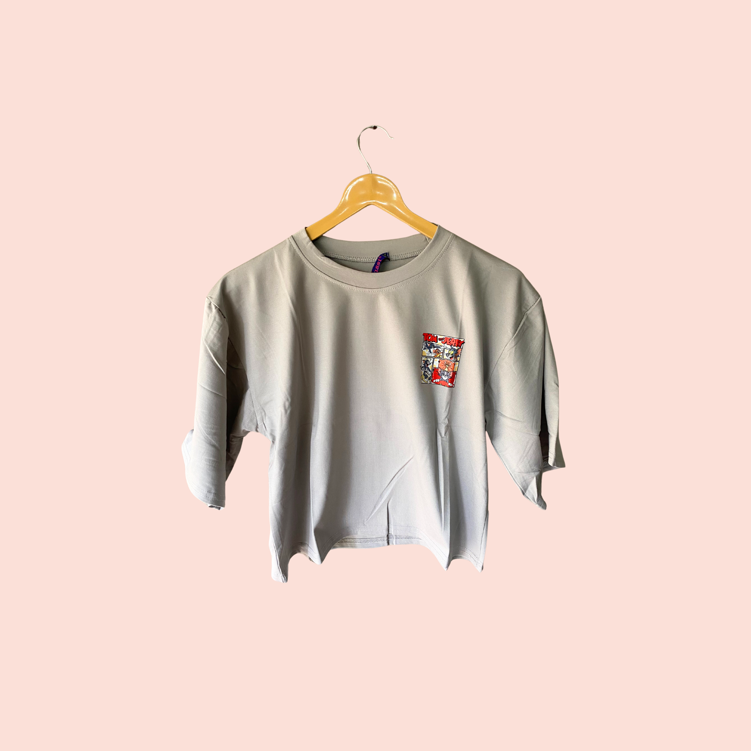 T-shirt for women’s , girls ( GREY )