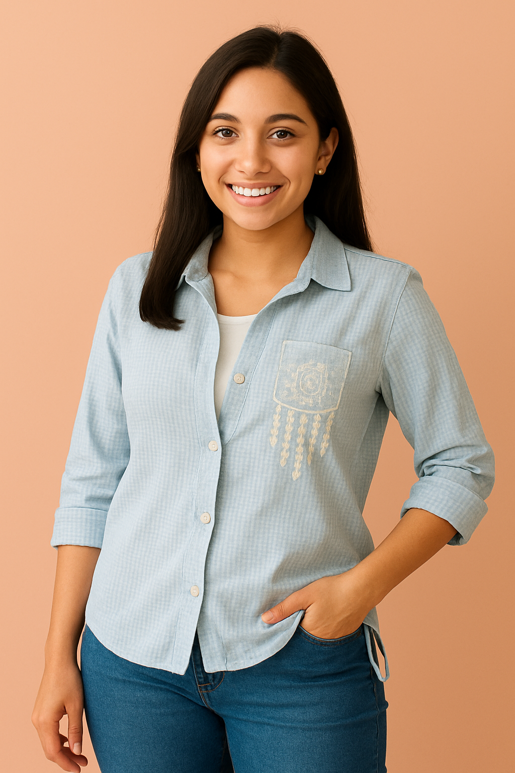 top for woman’s , girls ( light blue )