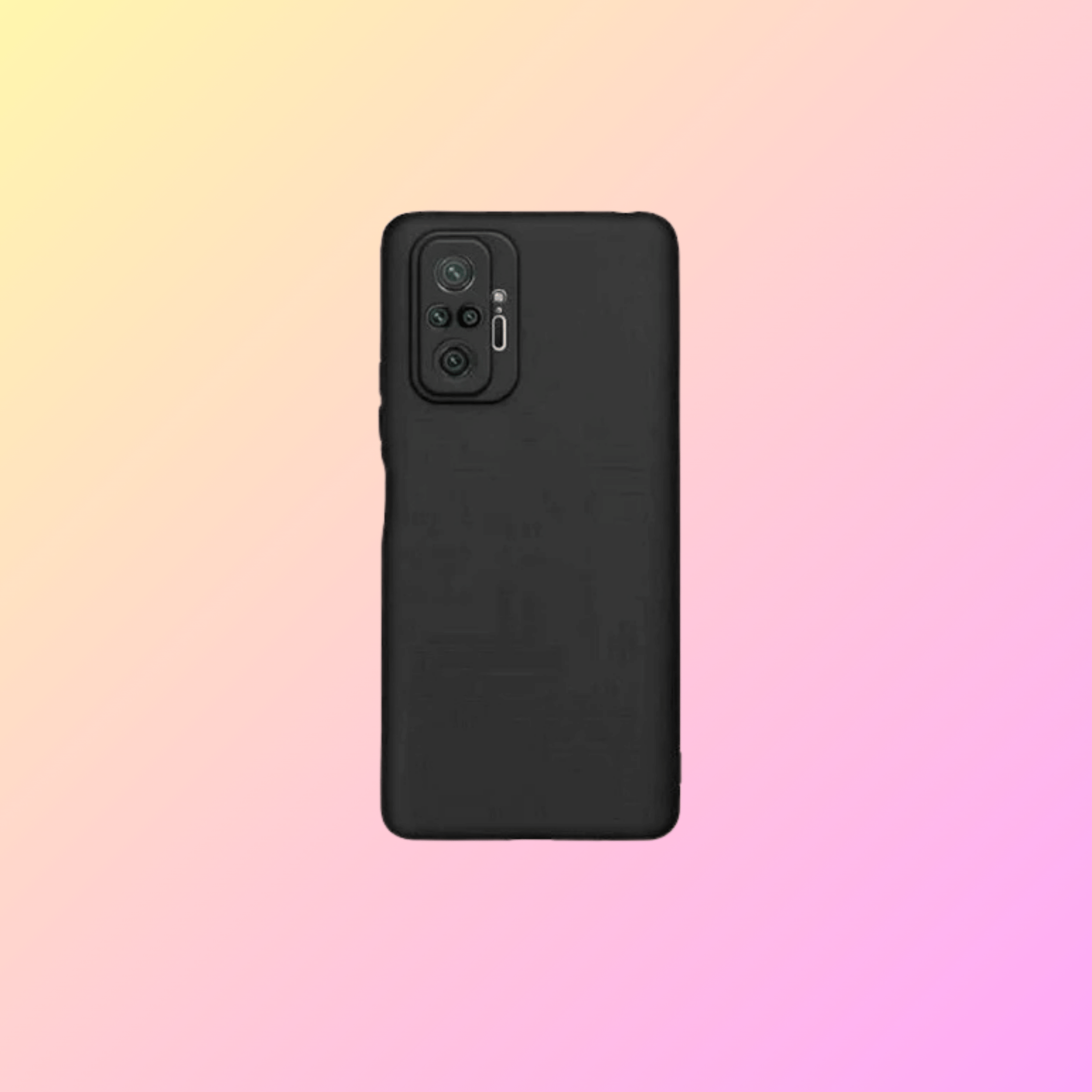 Redmi Note 10 Pro/ 10 Pro Max (Silicone | Black) 360 Degree Coverage
