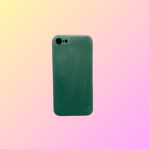 iphone 7,  silicone case green