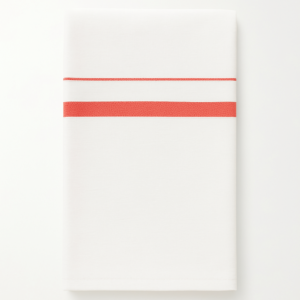 Dhoti white , single  ( orange )